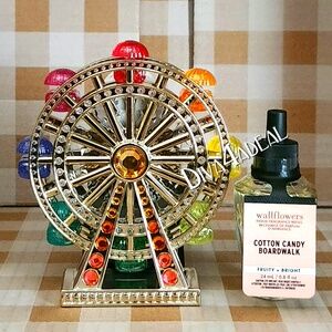 Bath & Body Works FERRIS WHEEL Wallflower Plug-in & Wallflower Refill 2PC Bundle